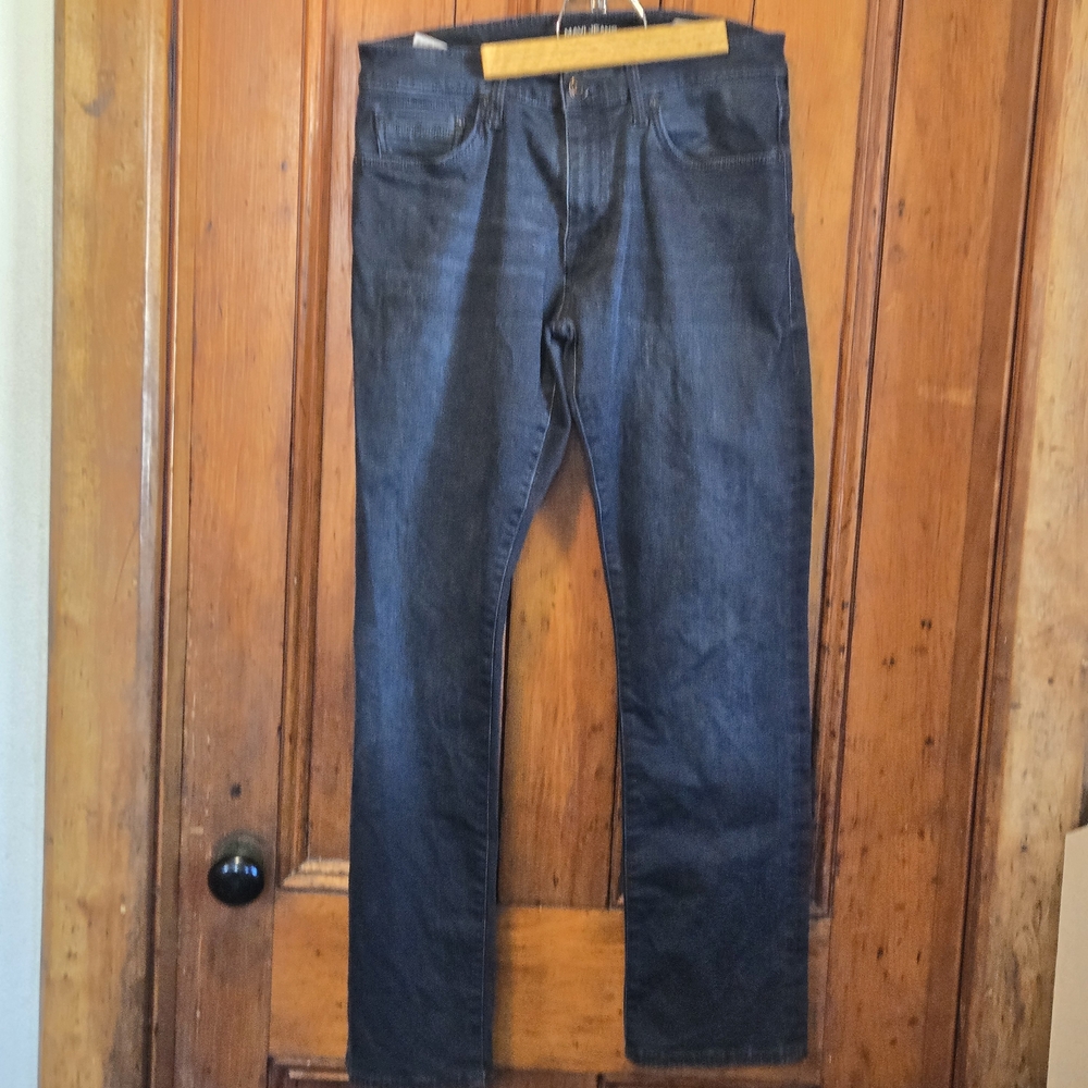 ​Mavi Zach Straight Leg Jeans in Dark Brushed Indigo - 32x32